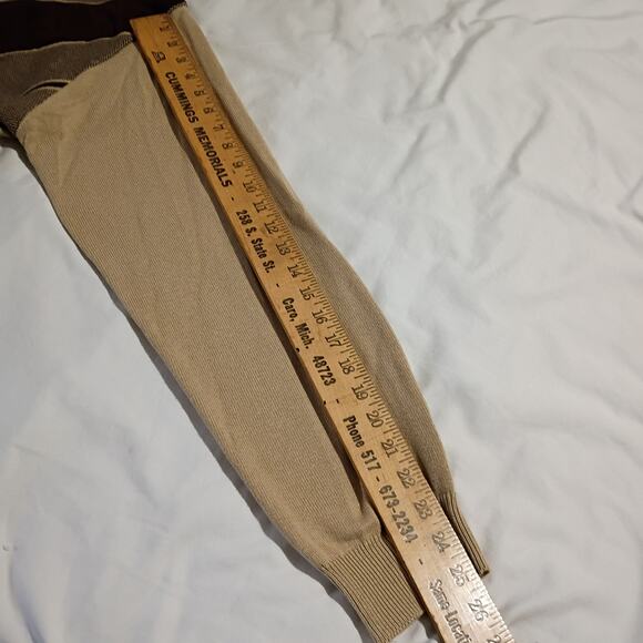 VTG Peletti Lana Collezione 3XL Men's Geometric Tan/Brown Collared Coogie-like - Picture 8 of 11